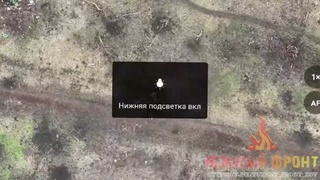 A selection of hunting footage of Russian UAV operators hunting the ukraine soldier