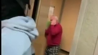 Scumbags harassing old man