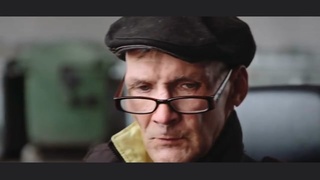 Old man smoking crack