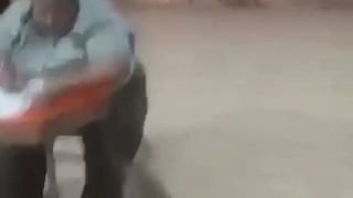 Earlier the bitch bombed the bathroom and he got real mad