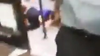 Looting gang attack lone dude for no reason