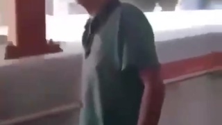 mad Chinese ignites a guy's ass