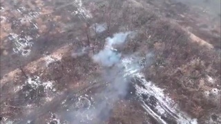 Storming rusian positions with a help of bradley m2