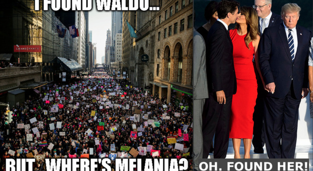 Where's Melania?