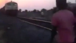 Dumb fuck Indians on the railway tracks