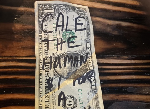 Cale. We left a present for you…