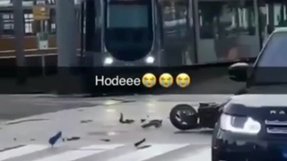 Scooter Thief Crashes and Takes Off Running