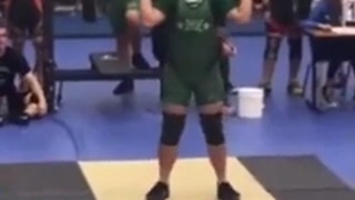 High school Lifter having a bad day