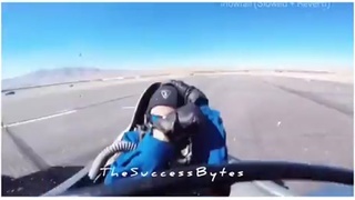 Pilot Nearly Loses Head