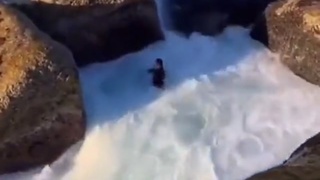 Swimmer vs Ocean