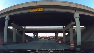Sleepy Trucker Goes Airborne