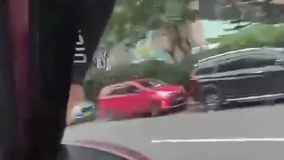 Indonesian cop takes a ride