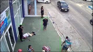 brutal accident in street 2