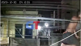 copper wire thief got fucked
