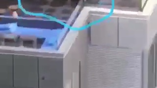 Cleaner gets caught turning...