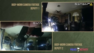 Woman Throws Knife at Police-Gets Shot