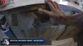 Cop Enters Illegally and is Shot