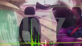 Amazon delivery van  vs train