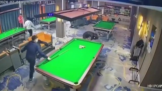 Pool ball n head