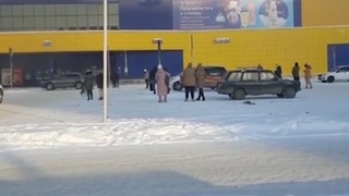 Russian guy set off a firecracker in a firework aisle