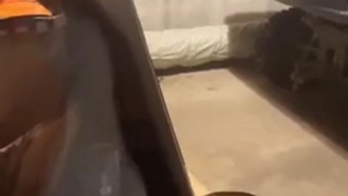 Man comes home from work