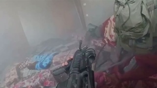 IDF v Hamas room to room fighting