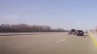 Changing Tire on Freeway Goes Wrong