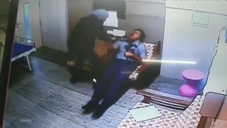 Crazy guy kills doctor
