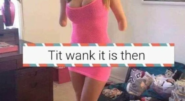 Some Tit Wanking