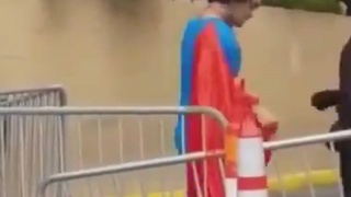 Superman vs a villain