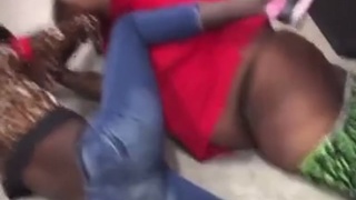 Fatty fighting and losing pants