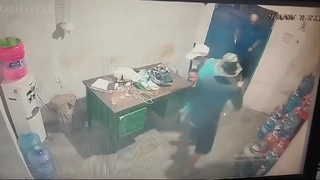 Security guard stabbed shot and killed