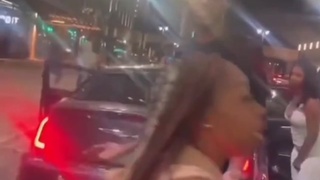 Car hits Abmulamps...