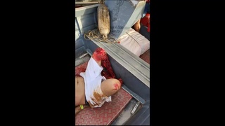 Man Pinned by Ferry