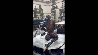 Brazilian thief turned into a barbecue he entered a house to steal and it caught fire