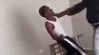 WHITE GUY DIDN'T WANT TO FIGHT