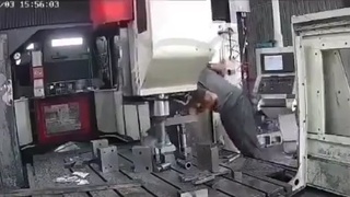 Factory Worker Loses Head