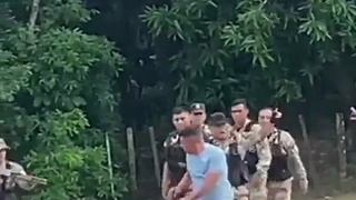 THE MAN CRUELLY BEATEN BY THE POLICE