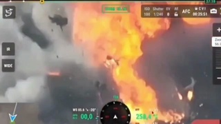 RUSSIAN VEHICLE RUNS OVER MINE, SOLDIERS SENT INTO ORBIT
