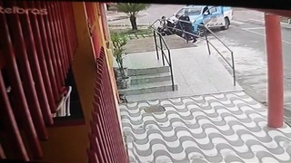 MAN DIED AFTER SHOT OFFICER AT EYE