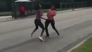 ANGRY NEGRESSES CAUSE WRECK WHILE FIGHTING