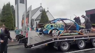 DUBLIN RIOTS REENACTMENT FOR A ST. PATRICK'S DAY PARADE