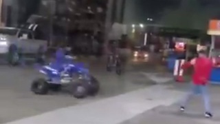 A GUY ON ATV RUNS OVER A MAN AT A SAN FRANCISCO GAS STATION AND SFPD COPS AREN&rsquo;T VERY HELPFUL