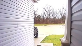 Dumb fucker using a ladder