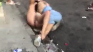 WOMEN FIGHTING OVER A COCK
