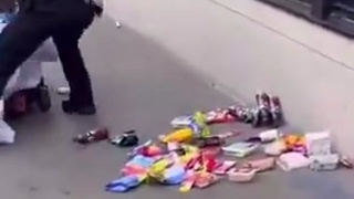 GRANDMA SHOPLIFTER GETS BUSTED