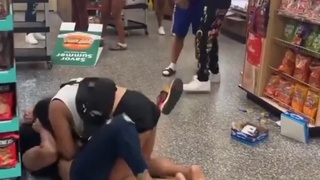 Supermarket brawl