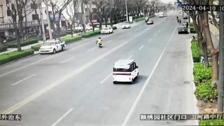 Woman rag dolled by speeding car