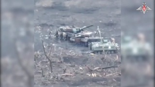Russian Unit ambushes Ukrainian armoured unit