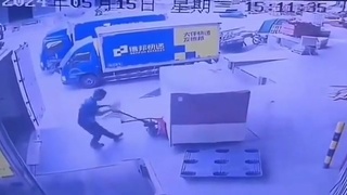 Chinese Man Has A Very Shitty Day